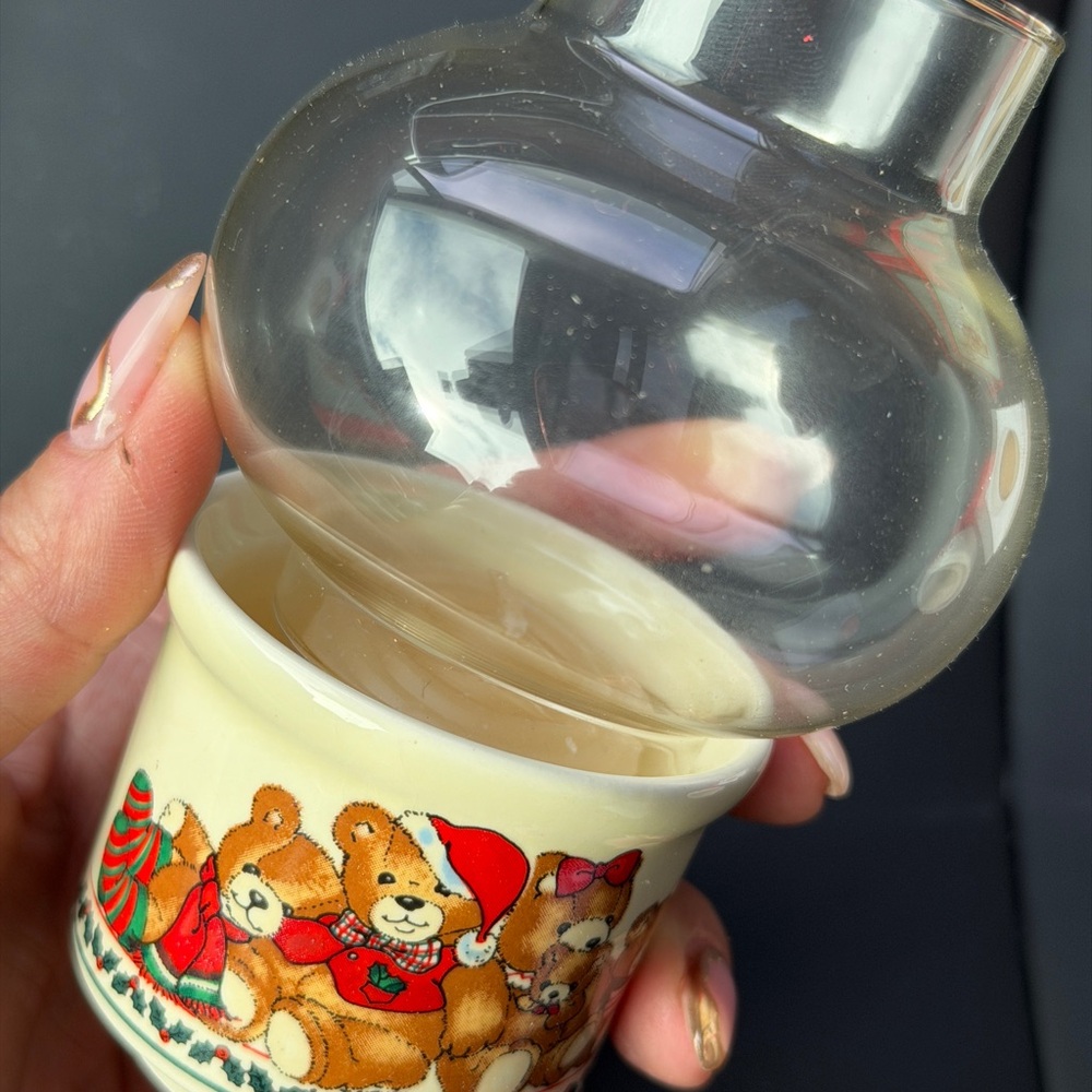 Teddy Bear Candle Holder in Box